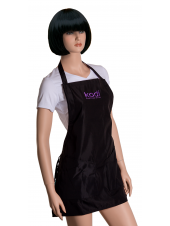 Фартук Kodi professional черный с фиолетовым логотипом (короткий), Kodi